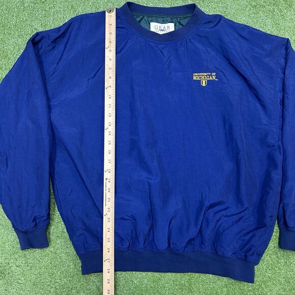 Vintage Men's Michigan Wolverines Windbreaker Jacket Size XL - Picture 5 of 7